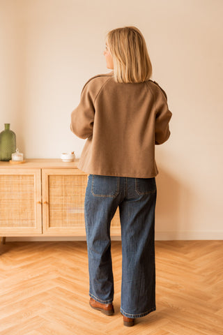 Manteau Karl taupe