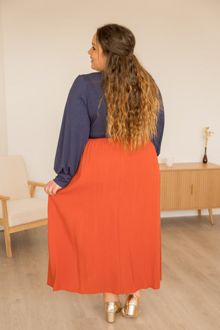Jupe Manda terracotta