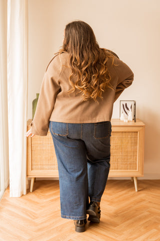 Manteau Karl taupe