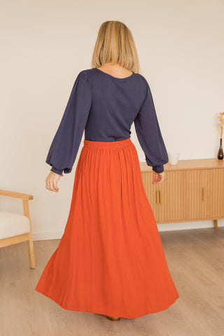 Jupe Manda terracotta