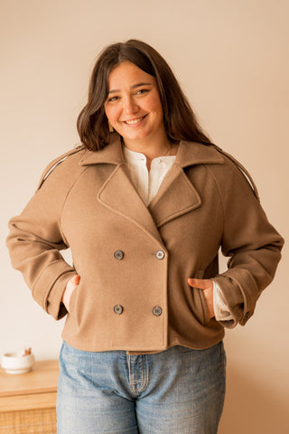 Manteau Karl taupe