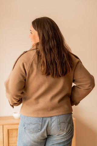 Manteau Karl taupe