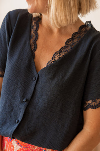 Blouse Thaïs marine
