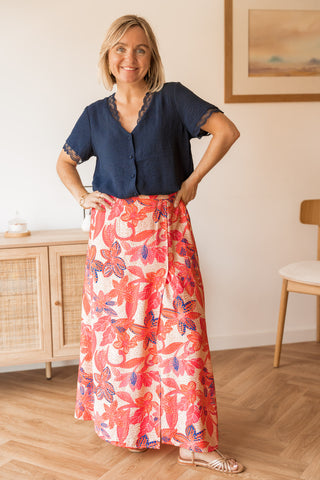 Blouse Thaïs marine