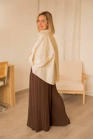 Pantalon Tess chocolat