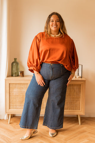 Blouse Olga terracotta