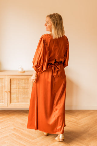 Blouse Olga terracotta