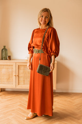 Jupe Olga terracotta
