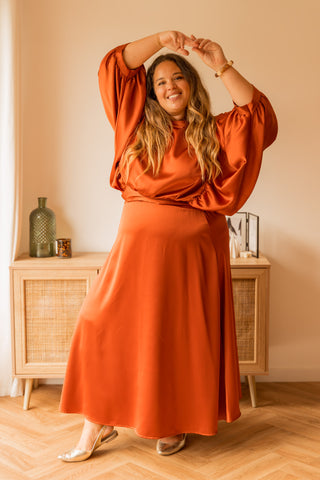 Blouse Olga terracotta