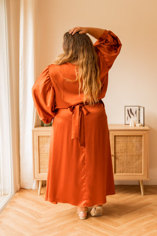 Blouse Olga terracotta