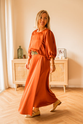 Blouse Olga terracotta