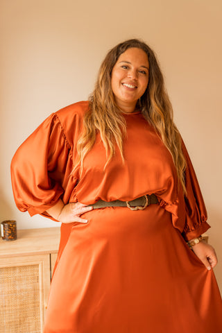Blouse Olga terracotta
