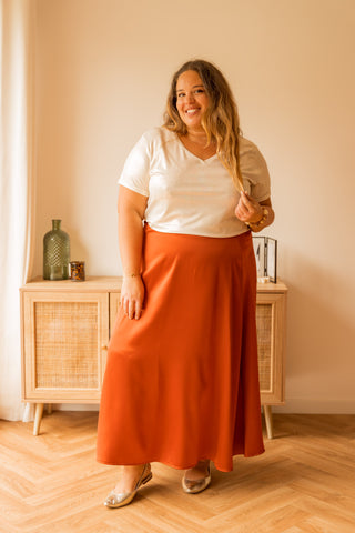 Jupe Olga terracotta