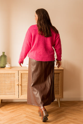 Gilet Naël fuchsia