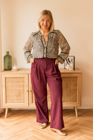 Pantalon Tampa bordeaux