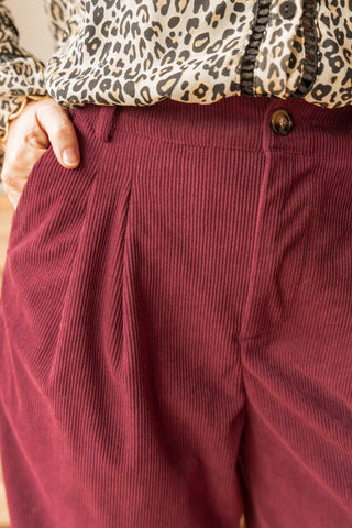 Pantalon Tampa bordeaux