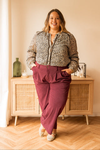 Pantalon Tampa bordeaux