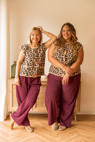 Pantalon Tampa bordeaux