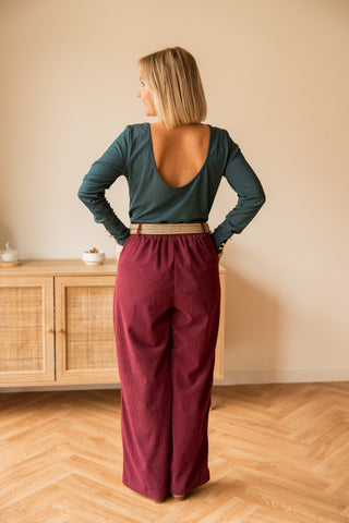 Pantalon Tampa bordeaux