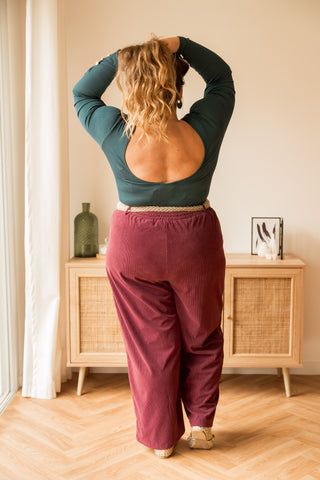 Pantalon Tampa bordeaux