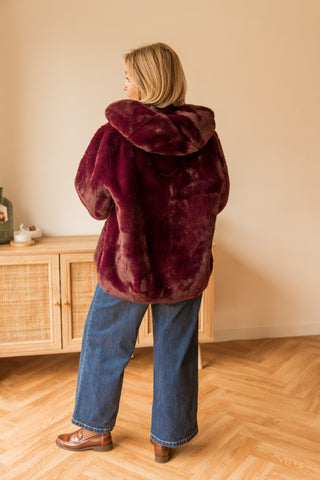 Manteau Lenny bordeaux