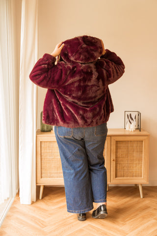 Manteau Lenny bordeaux