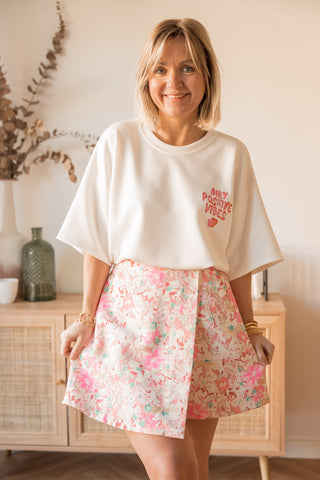 Jupe-short Lipa rose