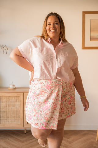 Jupe-short Lipa rose