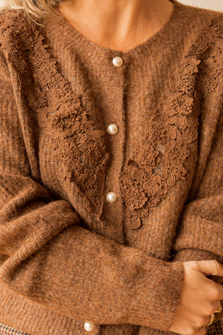 Gilet Nora marron