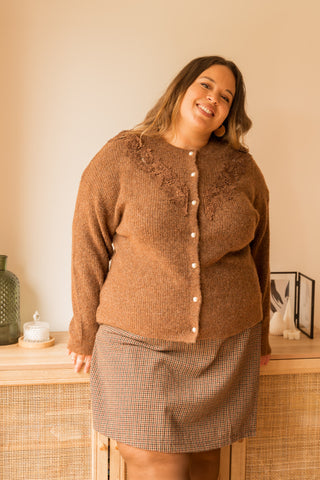 Gilet Nora marron