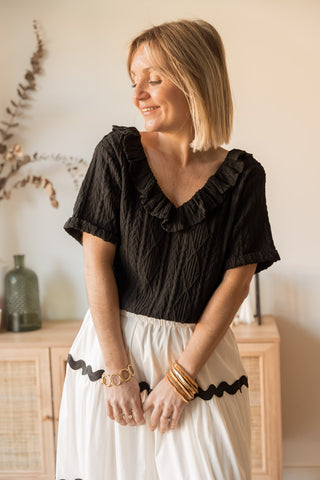 T-shirt Solana noir