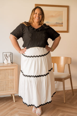 T-shirt Solana noir