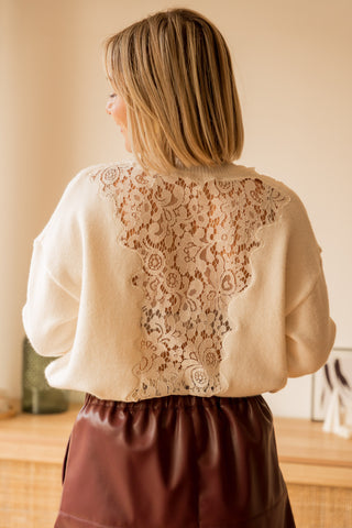 Pull Alina blanc