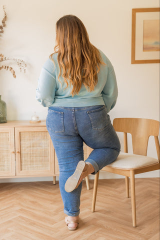 Sweat Chéri bleu