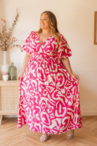 Robe Cruz fuchsia
