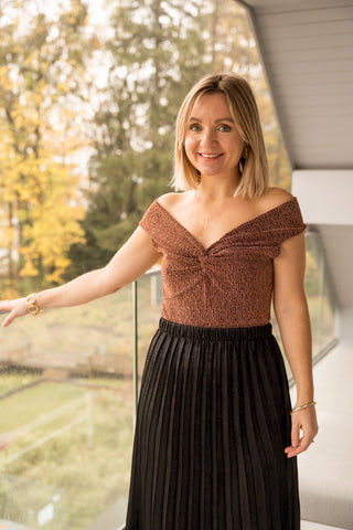 Body Bardot mordoré