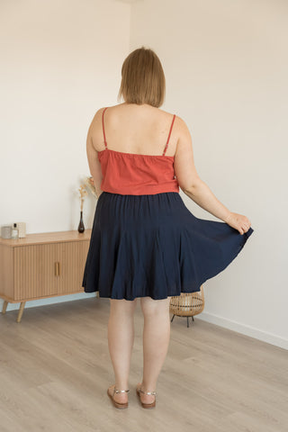 Jupe-short Haby marine