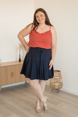 Jupe-short Haby marine