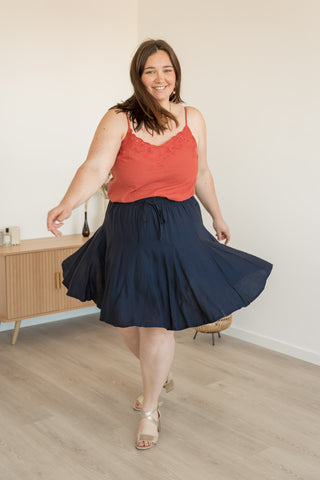 Jupe-short Haby marine