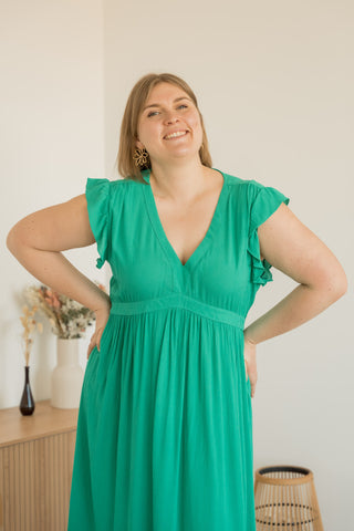 Robe Lylia vert