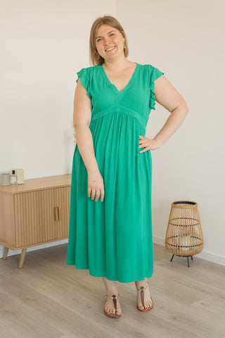 Robe Lylia vert