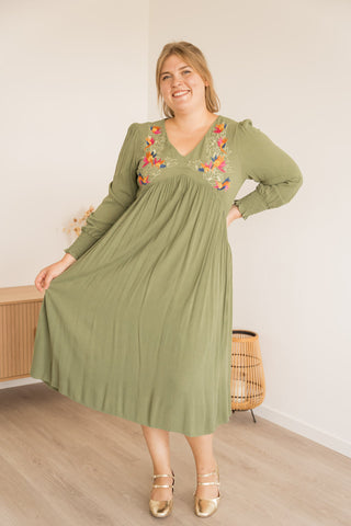 Robe Eloriana kaki