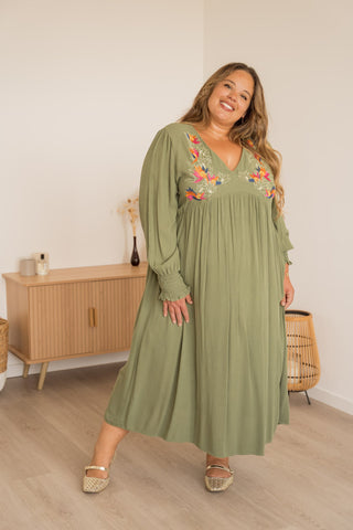 Robe Eloriana kaki