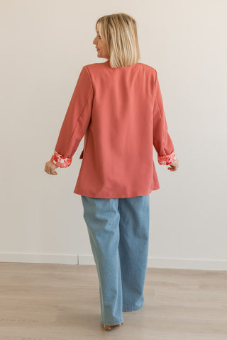 Veste Trissia terracotta