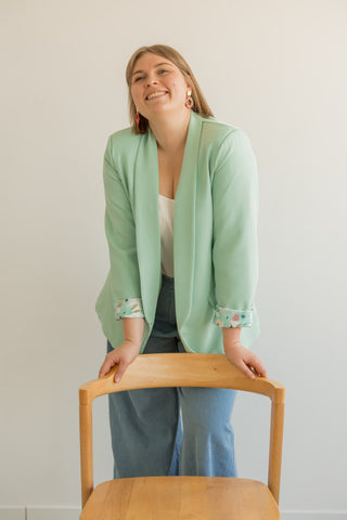 Veste Trissia vert d'eau
