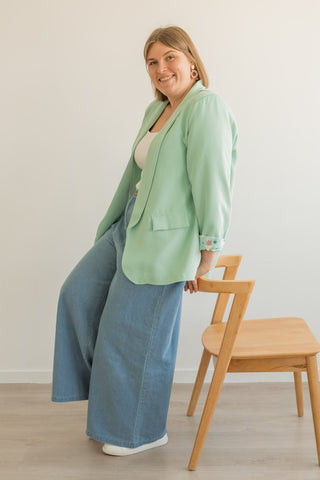 Veste Trissia vert d'eau