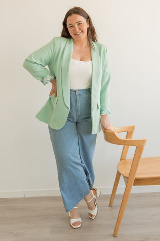 Veste Trissia vert d'eau