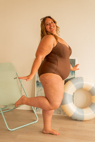 Maillot de bain Livia marron