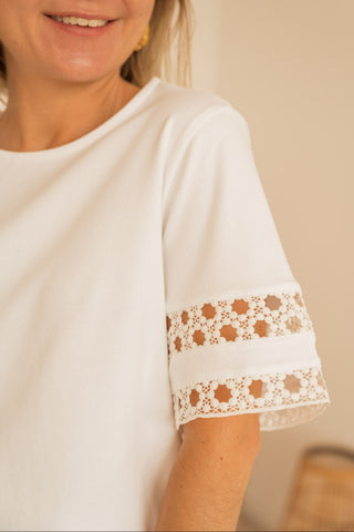 T-shirt Mila blanc
