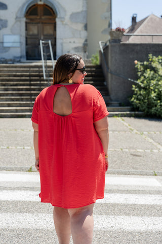 Robe-short Coral